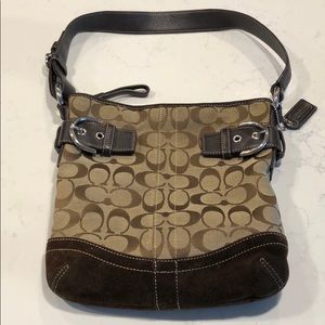 Vintage coach shoulder bag